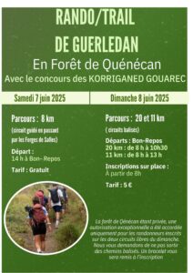 Rando / Trail Guerlédan 2025